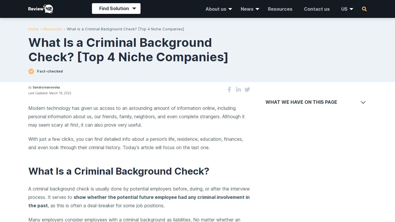What Is a Criminal Background Check? [Top 4 Niche Companies]